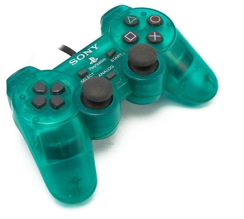 Sony Dualshock PS2 Controllers - Emerald Green - Grade Parts