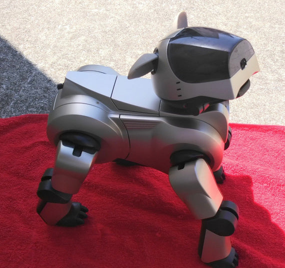Sony Aibo ERS-210 Silver Robot Dog Loose