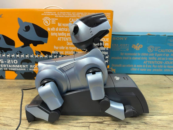 Sony Aibo ERS-210 Silver Robot Dog