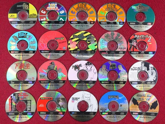 50 x Sega Saturn NTSC-J Japanese Discs