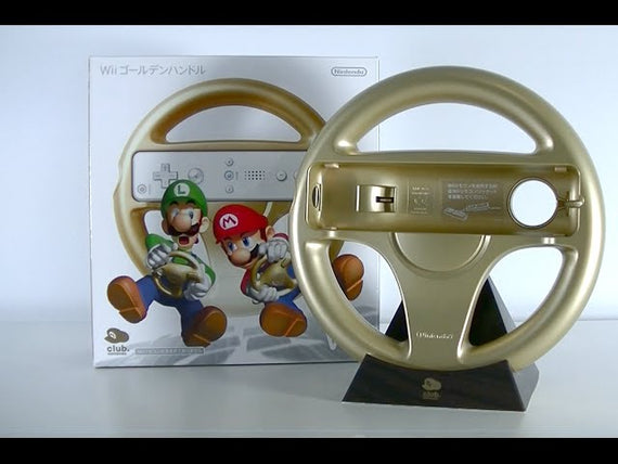 Wii Wheel - Gold Club Nintendo - Japanese Boxed