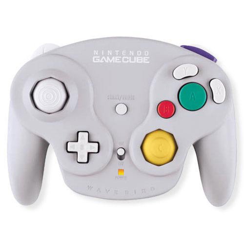 Nintendo GameCube WaveBird Controller - Silver - No adapter - Grade B